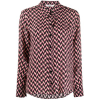 Dorothee Schumacher Camisa com estampa geométrica Graphic Power - Preto