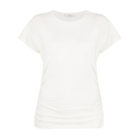 Dorothee Schumacher Camiseta decote careca com franzido - Branco