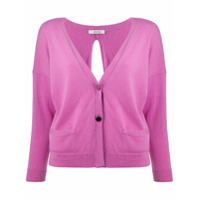 Dorothee Schumacher Cardigan com fenda - Roxo