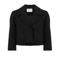 Dorothee Schumacher Jaqueta cropped Emotional Essence - Preto