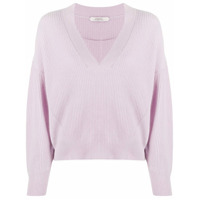 Dorothee Schumacher Suéter Timeless Ease com gola V - Roxo