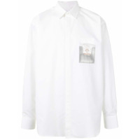 Doublet Camisa mangas longas com bolso no busto - Branco