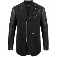 Dsquared2 Blazer Manchester com zíper - Preto