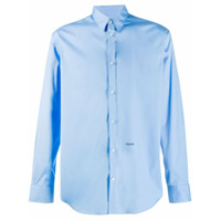 Dsquared2 blue button-down cotton shirt - Azul