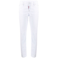 Dsquared2 Caça jeans Dool Girl Dyed - Branco