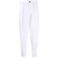 Dsquared2 Calça cenoura com cintura alta - Branco