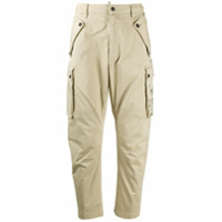 Dsquared2 Calça cenoura com estampa de logo - Neutro