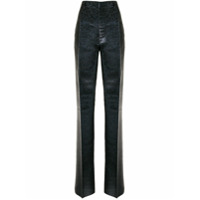 Dsquared2 Calça cintura alta com brilho - Preto