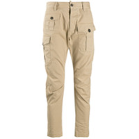 Dsquared2 Calça de algodão com bolsos - Neutro