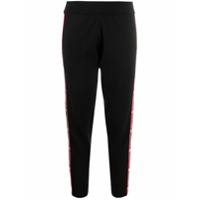 Dsquared2 Calça esportiva de jersey com aplicação de listras - Preto