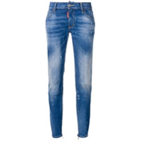Dsquared2 Calça jeans cintura média 'Twiggy' - Azul