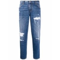 Dsquared2 Calça jeans cropped Hockney - Azul