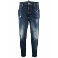 Dsquared2 Calça jeans cropped Hockney - Azul