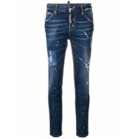 Dsquared2 Calça jeans destroyed Cool Girl - Azul