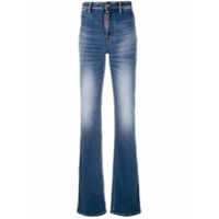 Dsquared2 Calça jeans flare com efeito desbotado - Azul