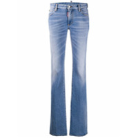 Dsquared2 Calça jeans flare com patch de logo - Azul