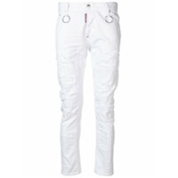 Dsquared2 Calça jeans skinny cintura baixa - Branco