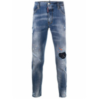 Dsquared2 Calça jeans skinny cintura média - Azul