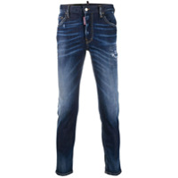 Dsquared2 Calça jeans skinny desgastada - Azul