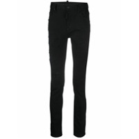 Dsquared2 Calça jeans skinny preta com efeito destroyed - Preto