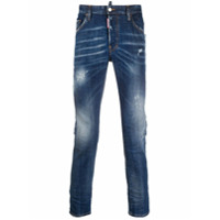 Dsquared2 Calça jeans slim com cintura alta - Azul