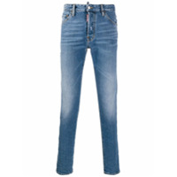 Dsquared2 Calça jeans slim com efeito desgastado - Azul