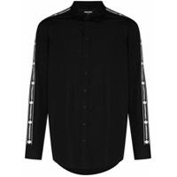 Dsquared2 Camisa com abotoamento e logo - Preto