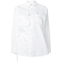 Dsquared2 Camisa com bolso transpassado - Branco