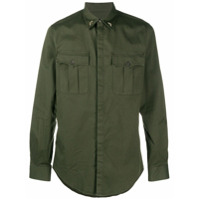 Dsquared2 Camisa com detalhe no colarinho - Verde