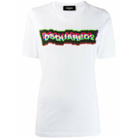 Dsquared2 Camisa com estampa de logo - Branco