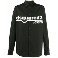 Dsquared2 Camisa com estampa de logo - Preto