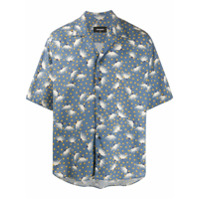 Dsquared2 Camisa mangas curtas com estampa - Azul