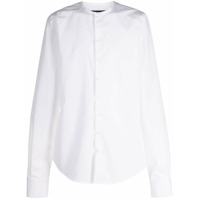 Dsquared2 Camisa mangas longas sem colarinho - Branco