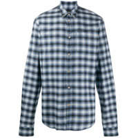 Dsquared2 Camisa xadrez com mangas longas - Azul