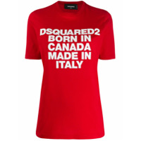 Dsquared2 Camiseta Born In Canada - Vermelho