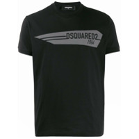 Dsquared2 Camiseta com detalhe de logo - Preto