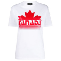 Dsquared2 Camiseta com estampa Canada - Branco