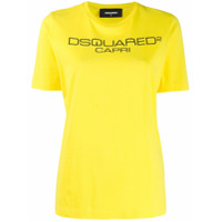 Dsquared2 Camiseta com estampa Capri - Amarelo