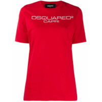Dsquared2 Camiseta com estampa Capri - Vermelho
