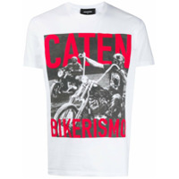 Dsquared2 Camiseta com estampa Caten Bikerismo - Branco