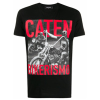 Dsquared2 Camiseta com estampa Caten Bikerismo - Preto