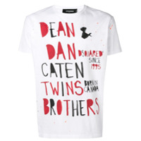 Dsquared2 Camiseta com estampa Caten Twins - Branco
