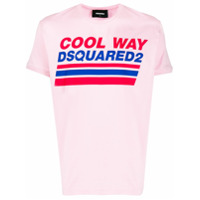 Dsquared2 Camiseta com estampa Cool Way - Rosa