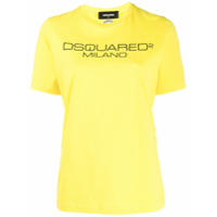 Dsquared2 Camiseta com estampa de logo - Amarelo