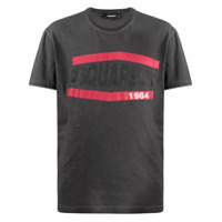 Dsquared2 Camiseta com estampa de logo - Cinza