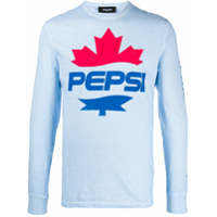 Dsquared2 Camiseta com estampa de logo #D2XPepsi - Azul