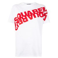 Dsquared2 Camiseta com estampa de logo espelhado - Branco