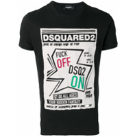 Dsquared2 Camiseta com estampa de logo - Preto