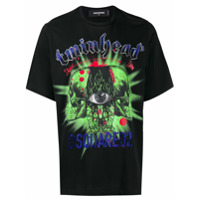 Dsquared2 Camiseta com estampa de logo - Preto