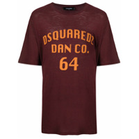 Dsquared2 Camiseta com estampa de logo - Vermelho